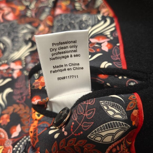 Paisley & Gray black single-breasted overcoat NWT - Picture 9 of 12